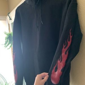 Brandy Melville / John Galt Hoodie w/ flame